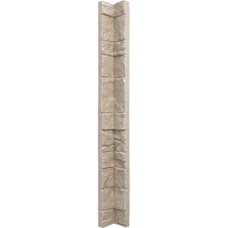 Ekena Millwork Universal Inside Corner for StoneWall Faux Stone Siding Panels PNUIC03X48SS